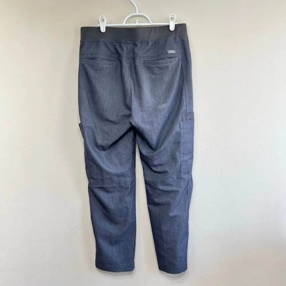 Figs Axim Cargo Scrub Pants Graphite Gray Medium Short Men
